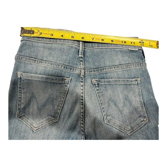 Mother Jeans The Stunner Ankle Fray Tinge Blue Size 24 ECU - Picture 6 of 16